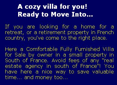 REAL ESTATE FOR SALE IN THE SOUTH OF FRANCE